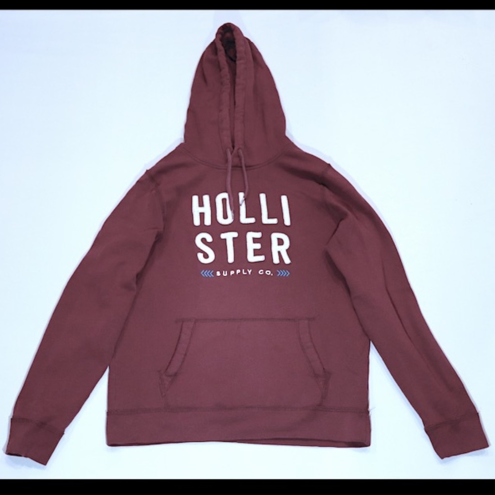 HOLLISTER MAROON HOODIE